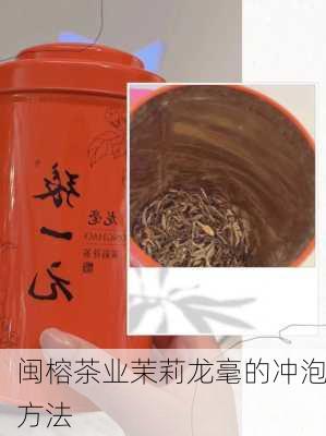 闽榕茶业茉莉龙毫的冲泡方法