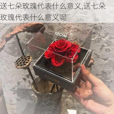 送七朵玫瑰代表什么意义,送七朵玫瑰代表什么意义呢