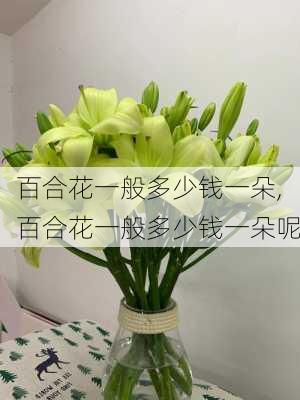 百合花一般多少钱一朵,百合花一般多少钱一朵呢