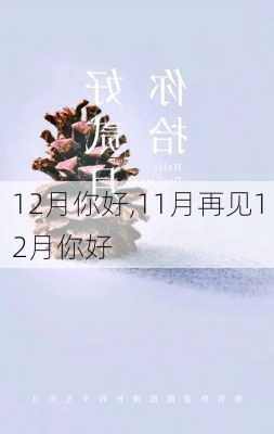 12月你好,11月再见12月你好