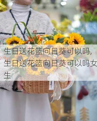 生日送花篮向日葵可以吗,生日送花篮向日葵可以吗女生