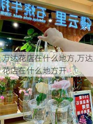 万达花店在什么地方,万达花店在什么地方开