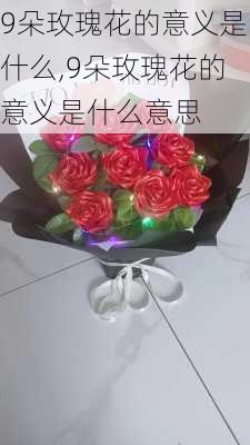 9朵玫瑰花的意义是什么,9朵玫瑰花的意义是什么意思