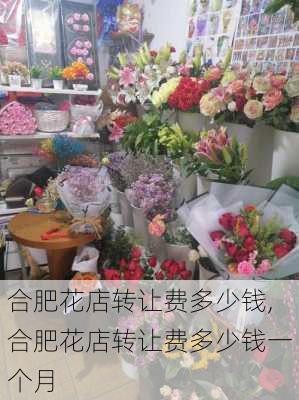 合肥花店转让费多少钱,合肥花店转让费多少钱一个月