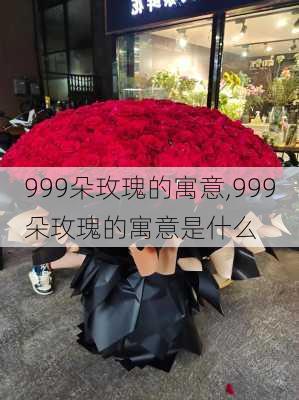 999朵玫瑰的寓意,999朵玫瑰的寓意是什么