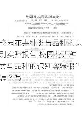 校园花卉种类与品种的识别实验报告,校园花卉种类与品种的识别实验报告怎么写