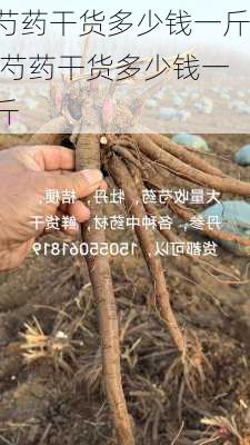 芍药干货多少钱一斤,芍药干货多少钱一斤