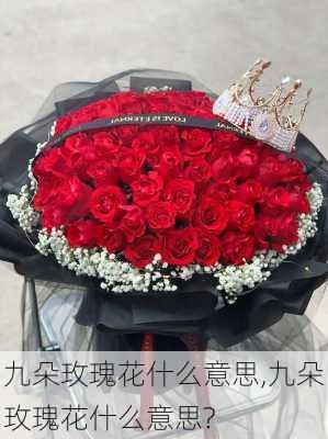 九朵玫瑰花什么意思,九朵玫瑰花什么意思?