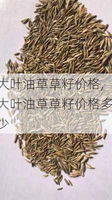 大叶油草草籽价格,大叶油草草籽价格多少